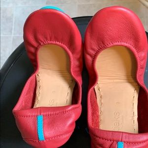 Brand New Never worn Cardinal Red Tieks